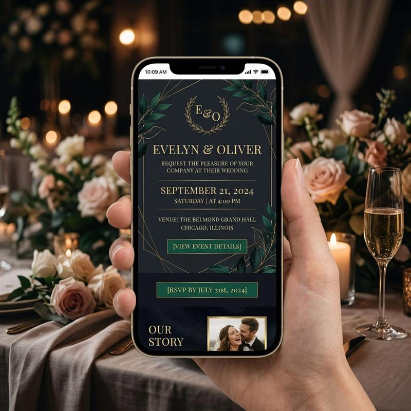 Undangan Digital Premium Mockup
